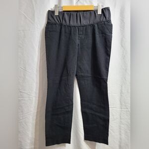 Maternity-GAP Classic Black Stretch Trousers, Size 4